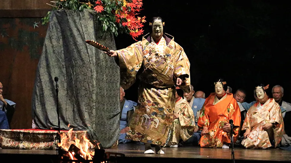 夏祭奉告祭 薪能