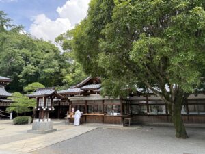熊本水前寺成趣園出水神社授与所